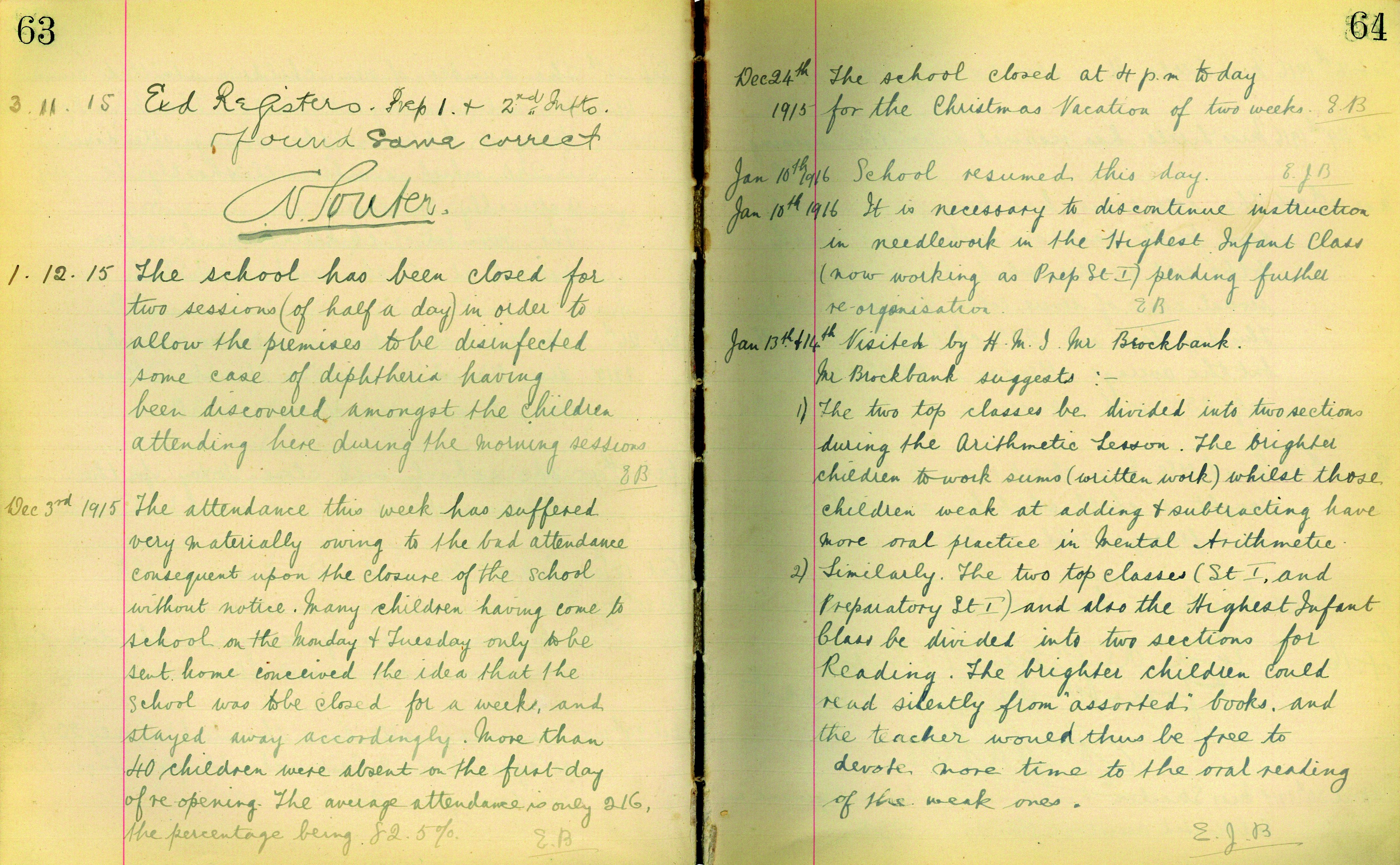 A diphtheria public notice